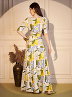 🍋 Lemon Tile Printed Co-ord Set