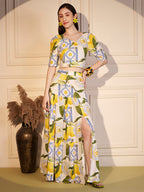 🍋 Lemon Tile Printed Co-ord Set