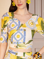 🍋 Lemon Tile Printed Co-ord Set