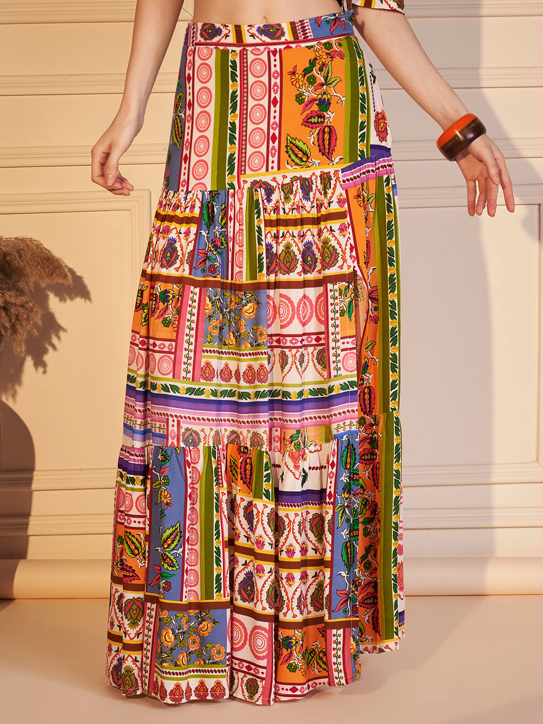 🎨 Boho Carnival Printed Co-ord Set