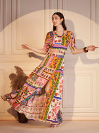 🎨 Boho Carnival Printed Co-ord Set