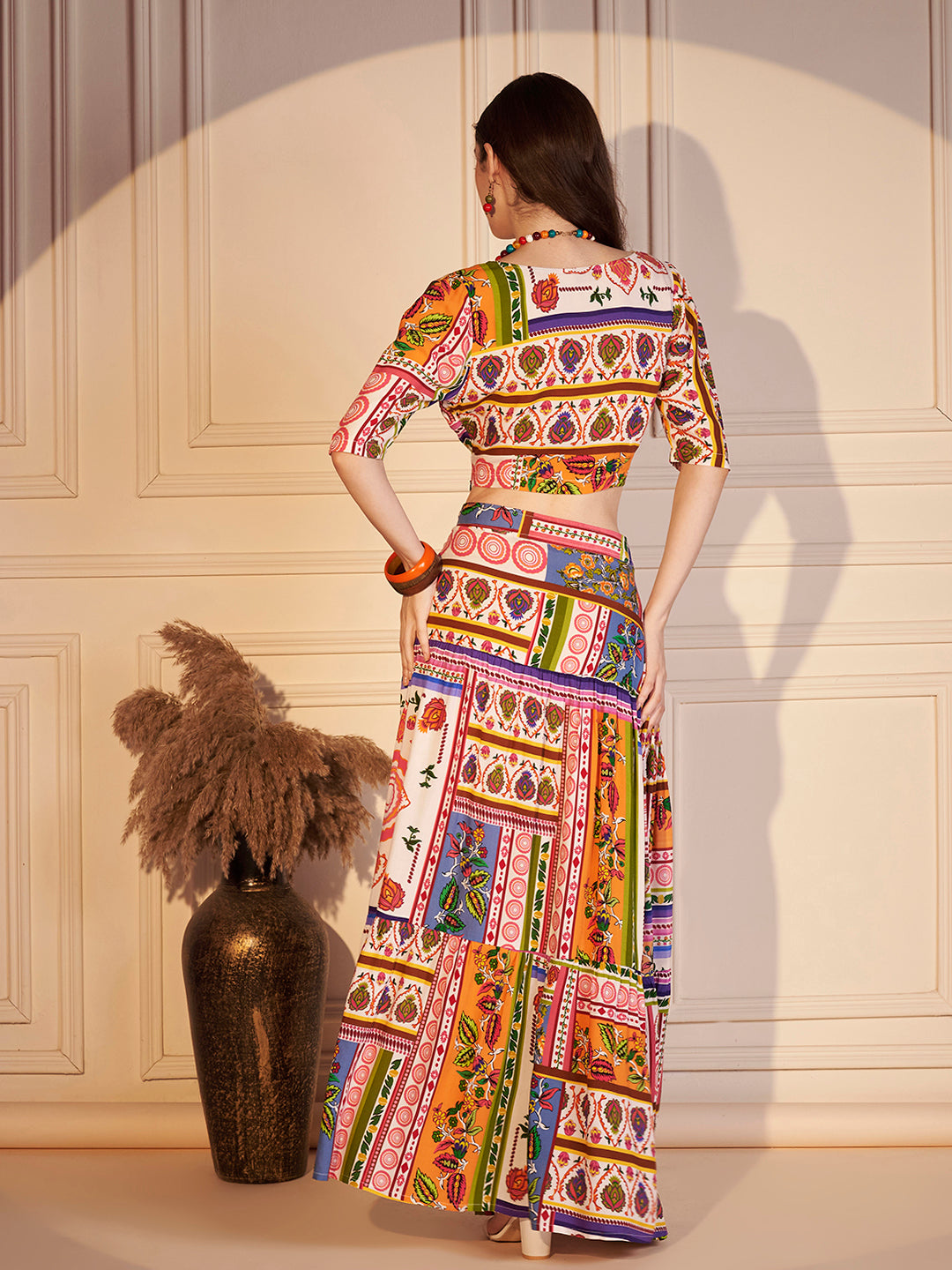 🎨 Boho Carnival Printed Co-ord Set