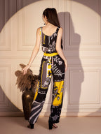 🖤 Bold Essence Viscose Printed Jumpsuit