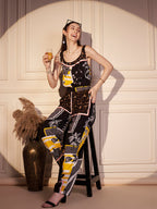 🖤 Bold Essence Viscose Printed Jumpsuit