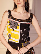 🖤 Bold Essence Viscose Printed Jumpsuit