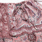 Valbone Women's Maroon Viscose Printed Tie Pattern Jumpsuit