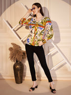 🌴 Tropical Escape Printed Viscose Top
