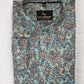 Valbone Men Floral Printed Giza Cotton Casual Shirt