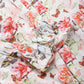 Valbone Women’s Peach Floral Viscose Printed Knee Length Dress