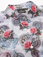 Valbone Women’s Multicolor Georgette Printed Shirt
