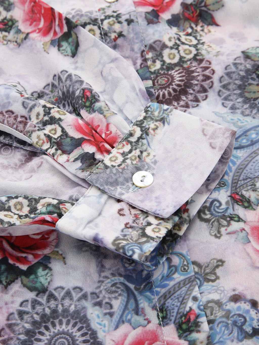 Valbone Women’s Multicolor Georgette Printed Shirt