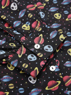 Valbone Women’s Black Georgette Printed Shirt Full Sleeves