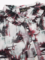 Valbone Women’s Maroon Georgette Floral Printed Shirt Full Sleeves