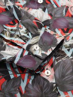 Valbone Women’s Grey Georgette Printed Shirt