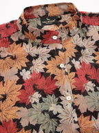 Valbone Women’s Orange Georgette Printed Shirt