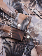 Valbone Women’s Brown Georgette Printed Shirt