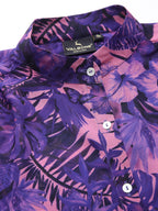 Valbone Women’s Purple Georgette Printed Shirt