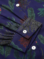 Valbone Women’s Blue Georgette Printed Shirt