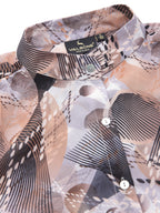 Valbone Women’s Brown Georgette Printed Shirt