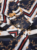 Valbone Women’s Blue Georgette Printed Shirt