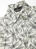 Valbone Women’s Grey Modal Silk Printed Shirt
