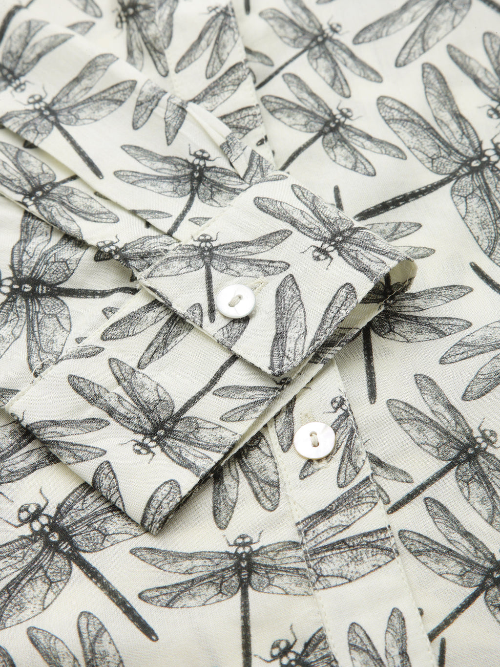 Valbone Women’s Grey Modal Silk Printed Shirt