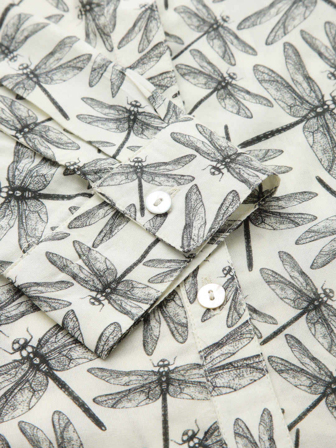 Valbone Women’s Grey Modal Silk Printed Shirt