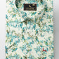 Valbone Men’s Green Digital Print Leaves Printed Regular Fit Casual Shirt Half Sleeves
