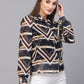 Valbone Women’s Blue Georgette Printed Shirt