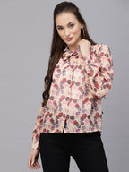 Valbone Women’s Pitch Georgette Printed Shirt