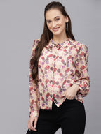 Valbone Women’s Pitch Georgette Printed Shirt