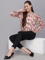 Valbone Women’s Pitch Georgette Printed Shirt