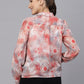 Valbone Women’s Red Georgette Printed Shirt