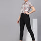 Valbone Women’s Grey Modal Silk Printed Shirt