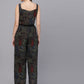 Valbone Women’s Green Georgette Printed Jumpsuit