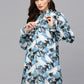 Valbone Women’s Blue Georgette Floral Print Dress