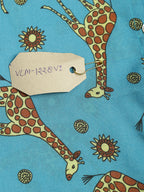 Valbone Women’s Blue Modal Silk Printed Shirt