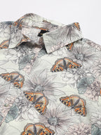 Valbone Women’s Grey Modal Silk Printed Shirt