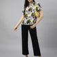 Valbone Women’s Green Modal Silk Printed Shirt