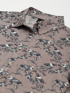 Valbone Women’s Grey Modal Silk Printed Shirt