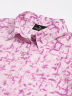 Valbone Women’s Pink Modal Silk Printed Shirt