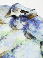 Valbone Women’s Blue Modal Silk Printed Shirt